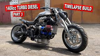 BUILDING THE WORLDS FASTEST 1400cc TURBO DIESEL MOTORCYCLE [upl. by Lala902]