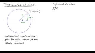 Matematik 5000 Matematik 4 Kap 1 Trigonometriska formler Sid 15 18 [upl. by Aicenert222]