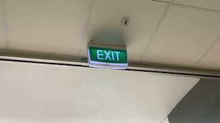 Worded Clevertronics Exit Sign at Woolworths Broadmeadows [upl. by Eitsrik81]