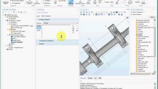 COMSOL CAE 6 Eigenfrequency Analysis Effect of Mass on Natural Frequencies [upl. by Nylzaj]