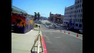 MARCO ANDRETTI FLYING IN A INDYCAR IN LONG BEACH AT THE TOYOTA GRAND PRIX 38 TH ANNUAL 2012 [upl. by Atsira]