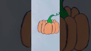 pumpkin How to draw a pumpkin [upl. by Cheadle]