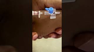 IV cannula insertiondocternursingivcannulaviralvideomotivationshortvideo [upl. by Gorrono]