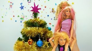 Weihnachten steht vor der Tür  Barbie und Steffi schmücken den Christbaum [upl. by Aratehs]