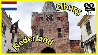 28NL Elburg Nederland Gelderland tour door dit historische stadje één van de 9 Hanzesteden [upl. by Bandur]