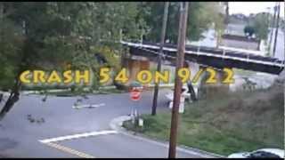 September truck crashes at the 11foot8 bridge [upl. by Yekram179]