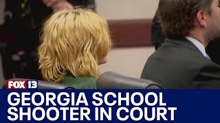 Georgia school shooting suspect appears in court  FOX 13 Seattle [upl. by Mark]