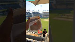 EATING DESI FOOD INSIDE IPL STADIUM food iamhvr cricket [upl. by Oswell]