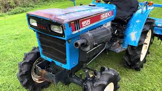 ISEKI 155 4WD Compact Tractor amp Rotavator [upl. by Balling616]