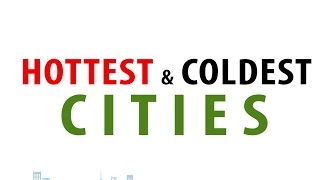 World coldest and hottest cities of 20192020 [upl. by Heyes]