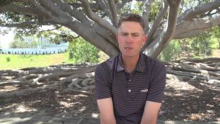 MICHAEL BEARD INTERVIEW Mens Golf Prepares for 2016 WCC Championships [upl. by Yema]