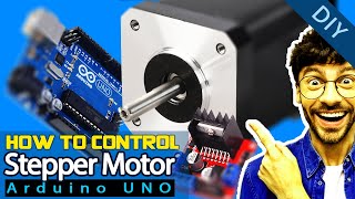 Control Position and Speed of Stepper motor with L298N module using Arduino  testing stepper motor [upl. by Davina500]