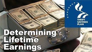 TSP Tip Determine Lifetime Contributions amp Earnings [upl. by Raamal815]