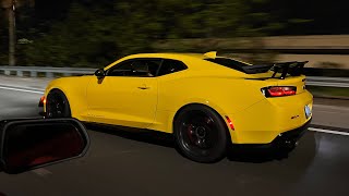 2020 Shelby GT500 vs Camaro ZL1 FBO Rematch [upl. by Pompea]