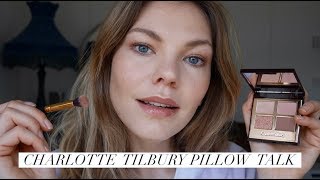 Full Face Of Charlotte Tilbury  Pillow Talk Makeup [upl. by Cave759]