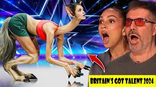 Golden Buzzer Winner Sacred Rianas MindBlowing Magic Shock Judges  Americas Got Talent 2024 [upl. by Caves]