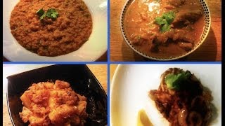 4 CURRIES FROM 1 MASALA Indian Restaurant Recipe for Dahl Chicken Potato Prawn Curry [upl. by Vlada]