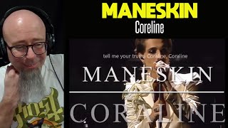 Måneskin  Coraline SANREMO 2022 LIVE AUDIO con orchestra Reaction [upl. by Javed]