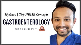 Top NBME Concepts  Gastroenterology USMLE Step 1 [upl. by Rihat]