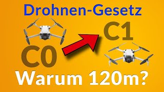 Änderung Drohnenklassen DJI MINI 4 Pro und DJI MINI 3 Pro  Update Flughöhe  EU Drohnenverordnung [upl. by Mignon713]