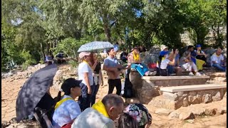 Medjugorje  afternoon of songs and prayer at the Blue Cross [upl. by Fenny]