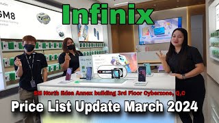 INFINIX Price List Update March 2024  Infinix Smart TV  Infinix Note 30 Series  Hot 40 Series [upl. by Isherwood206]