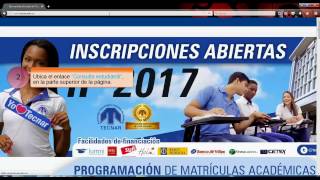 Consultar notas horarios fecha de parciales en TECNAR [upl. by Porter]