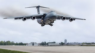 The Crazy Process of Landing US Largest 420 Ton Cargo Aircraft [upl. by Steere241]