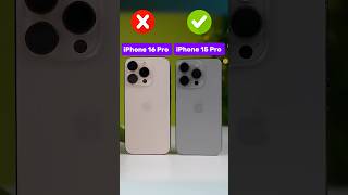 iPhone 15 Pro Vs iPhone 16 Pro Comparison Almost samuler iphone16 iphone [upl. by Stav]