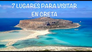 QUÉ VER EN CRETA 7 LUGARES IMPRESCINDIBLES [upl. by Barina]