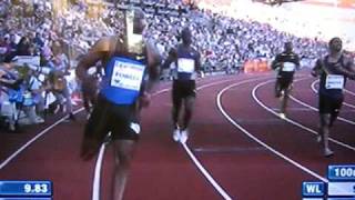 Bislett Games 2010Asafa Powell 972avi [upl. by Koziel]