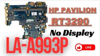 la a993p hp Pavilion RT3290 No Display Problem [upl. by Nylaras]