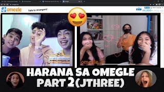 HARANA SA OMEGLE WITH A TWIST PART 2 BEST REACTIONS JTHREE Jonas Jeremy Jenzen [upl. by Ennasirk]