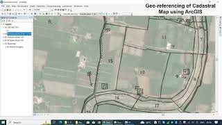 Georeferencing Cadastral Maps 101 Finding Ground Control Points part 1 [upl. by Atworth]