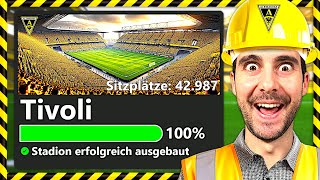 WIR BAUEN DAS STADION FÜR DIE █ LIGA AUS 🚧🏟️✨ FC 25 Aachen Karriere 29 [upl. by Lora]