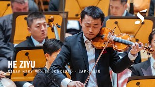 Capriccio from Stravinskys Violin Concerto  He Ziyu [upl. by Tareyn]