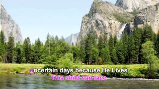 Because He Lives Karaoke HD1080 [upl. by Ykceb171]