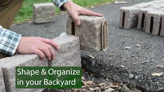 Quick Backyard Upgrade  Beuta Faux Stone Edging [upl. by Ernesto]