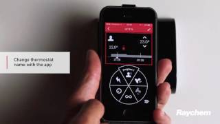 Raychem Senz Wifi  Using Senz with the App [upl. by Solly302]