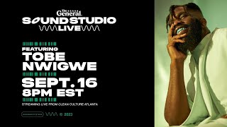 TOBE NWIGWE  THE GENERAL SOUND STUDIO LIVE at clean culture atlanta [upl. by Bramwell]