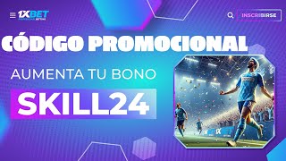 Código promocional 1xBet 2024  Cómo duplicar tu bono de bienvenida en 1xBet [upl. by Berthold]