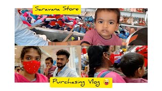 Jaison Monika 💕 Saravana Store Purchasing Vlog 😜 Happy Time 🤩 Enjoy the day [upl. by Anel]