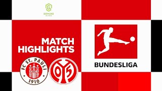 St Pauli vs Mainz  Highlights  Bundesliga 202425 [upl. by Holleran]