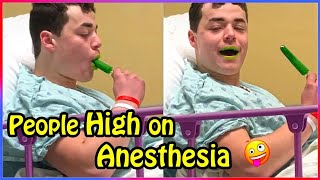 Anesthesia Reactions 😵  FUNNIEST PEOPLE HIGH ON ANESTHESIA [upl. by Susannah783]