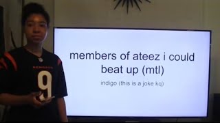 members of ateez i could beat most to least likely [upl. by Ikcaj377]