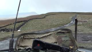 Pennine way with a PRC 320 Clansman Transciever [upl. by Araiet]