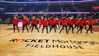 Cleveland Cavaliers Dance Performance  The Adult Hip Hop Dance Team [upl. by Romano401]