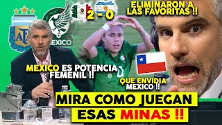 CHILENOS SORPRENDIDOS TRAS LA Victoria DE MEXICO FEMENIL ¡YA SE VEIA VENIR QUE MX GANE ES POTENCIA [upl. by Henke]