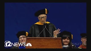 Bill Gates discusses climate wealth gap at NAU commencement [upl. by Moffit471]