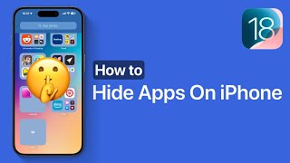 How To Hide Apps In Hidden Folder In iOS 18 [upl. by Leamse]